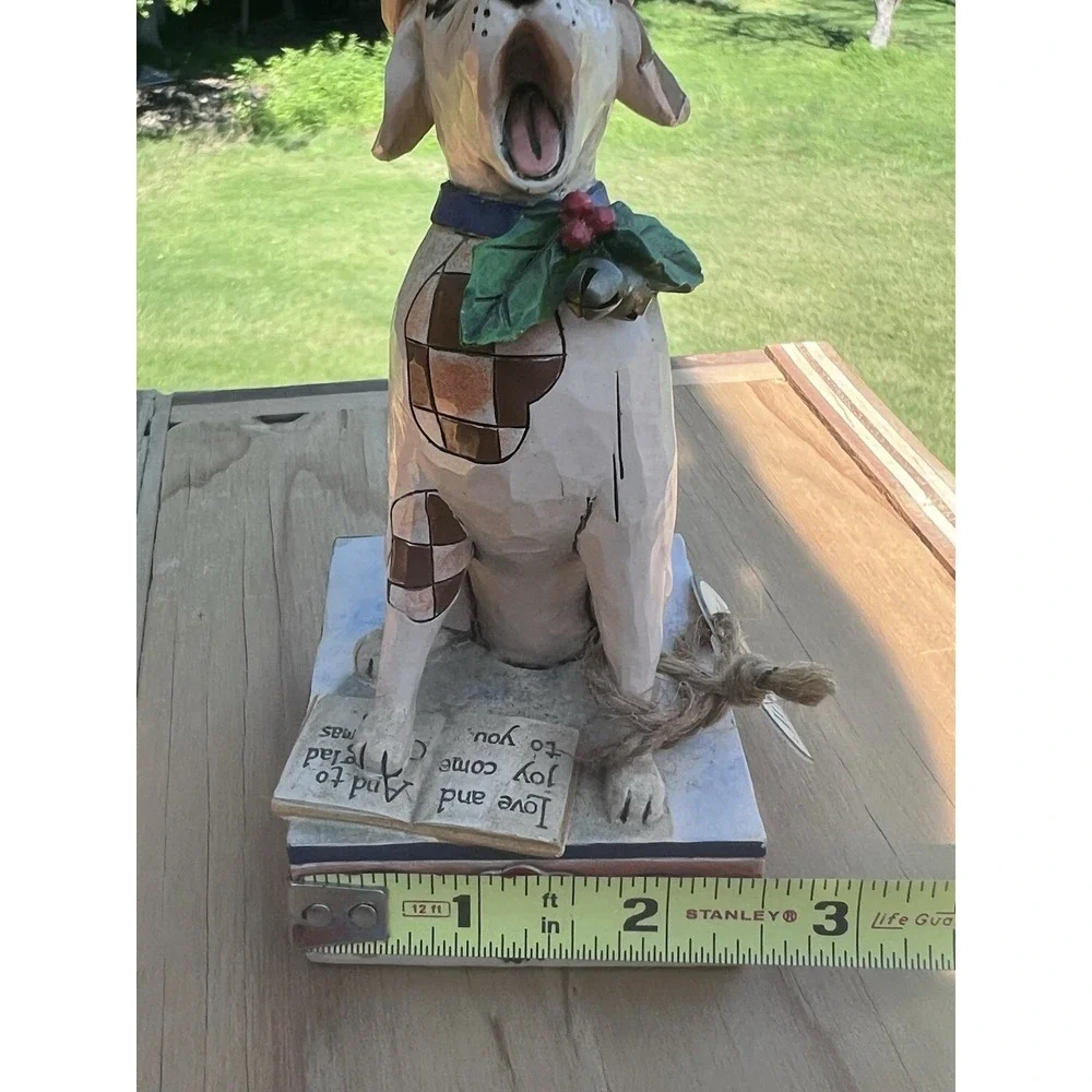 Jim Shore Bark The Herald Angels Sing Christmas Dog 4007934 2007 Heartwood Creek